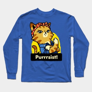 Purrrsist! (Version 3) Long Sleeve T-Shirt